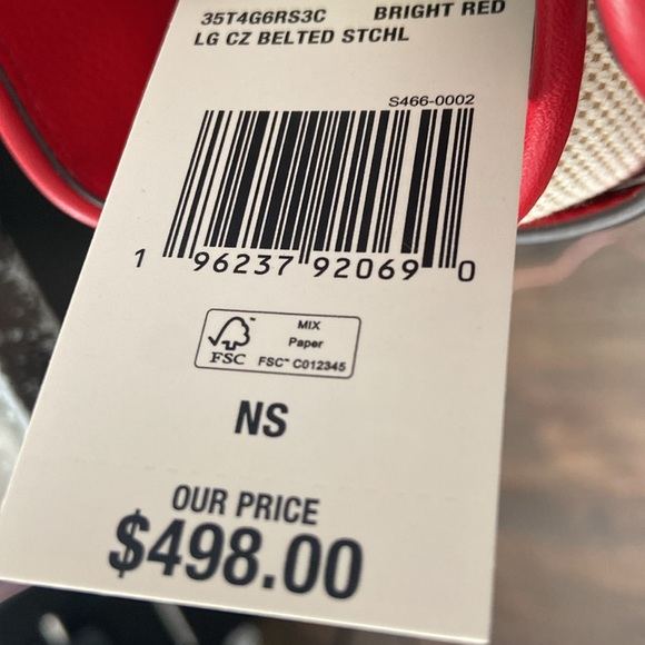 Michael Kors Large Belted Satchel NWT - Picture 8 of 8